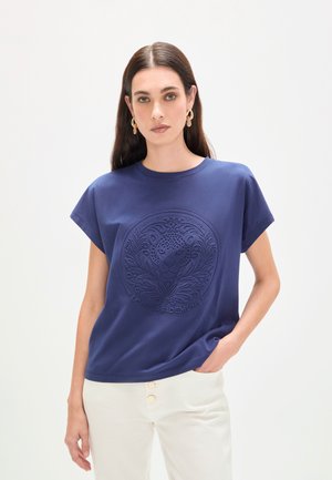 Camiseta estampada - navy blue