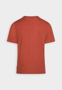 Jack & Jones MELANGE TEE NECK NOOS - Pamata T-krekls - cinnabar