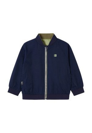 REVERSIBILE - Giubbotto Bomber - blu