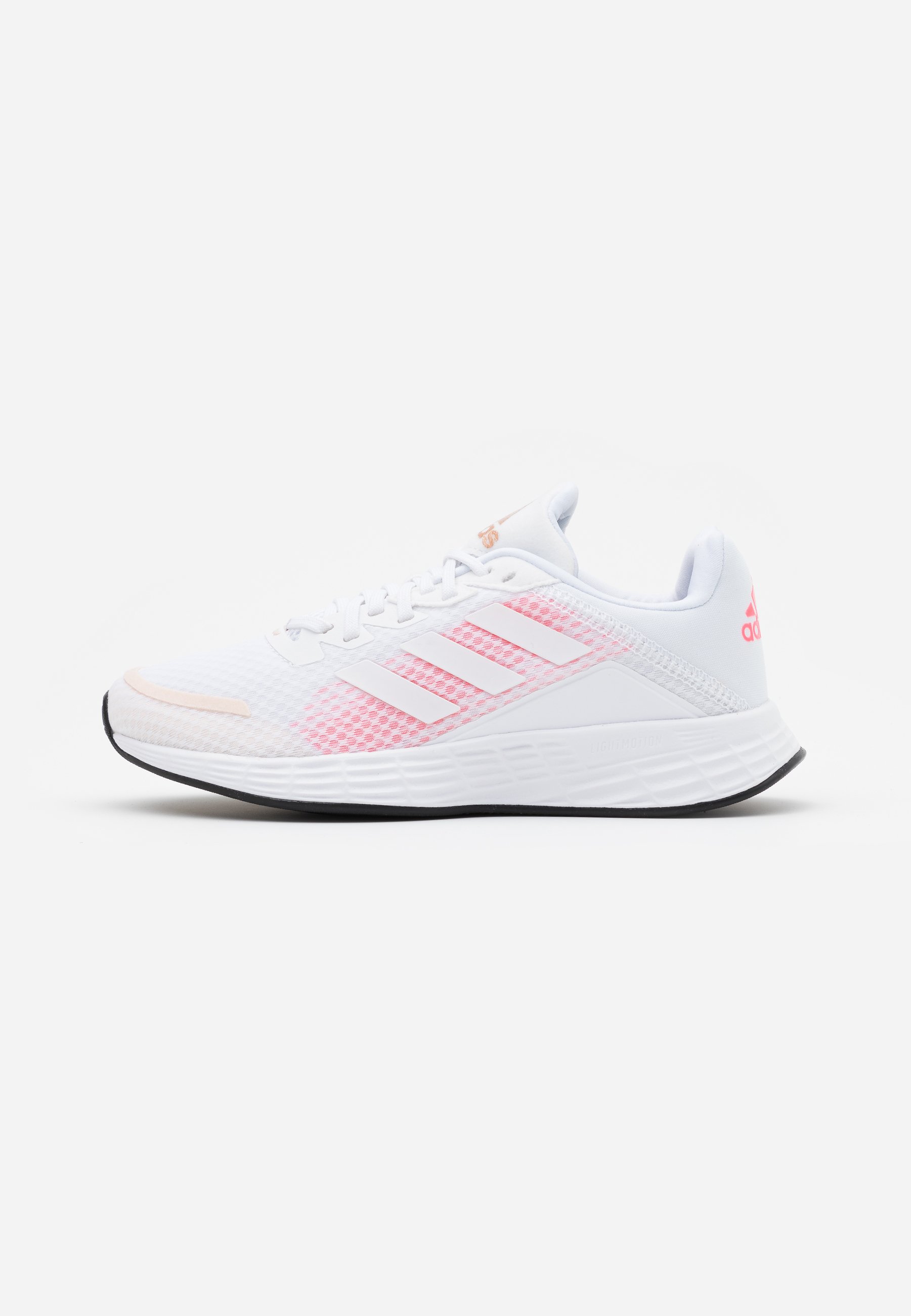 adidas Performance DURAMO CLASSIC LIGHTMOTION RUNNING SHOES - Nøytrale løpesko - footwear white/signal pink adidas Performance DURAMO CLASSIC LIGHTMOTION RUNNING SHOES - Nøytrale løpesko - footwear white/signal pink