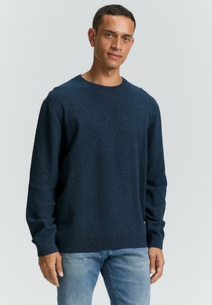 Strickpullover - real teal navy twotone