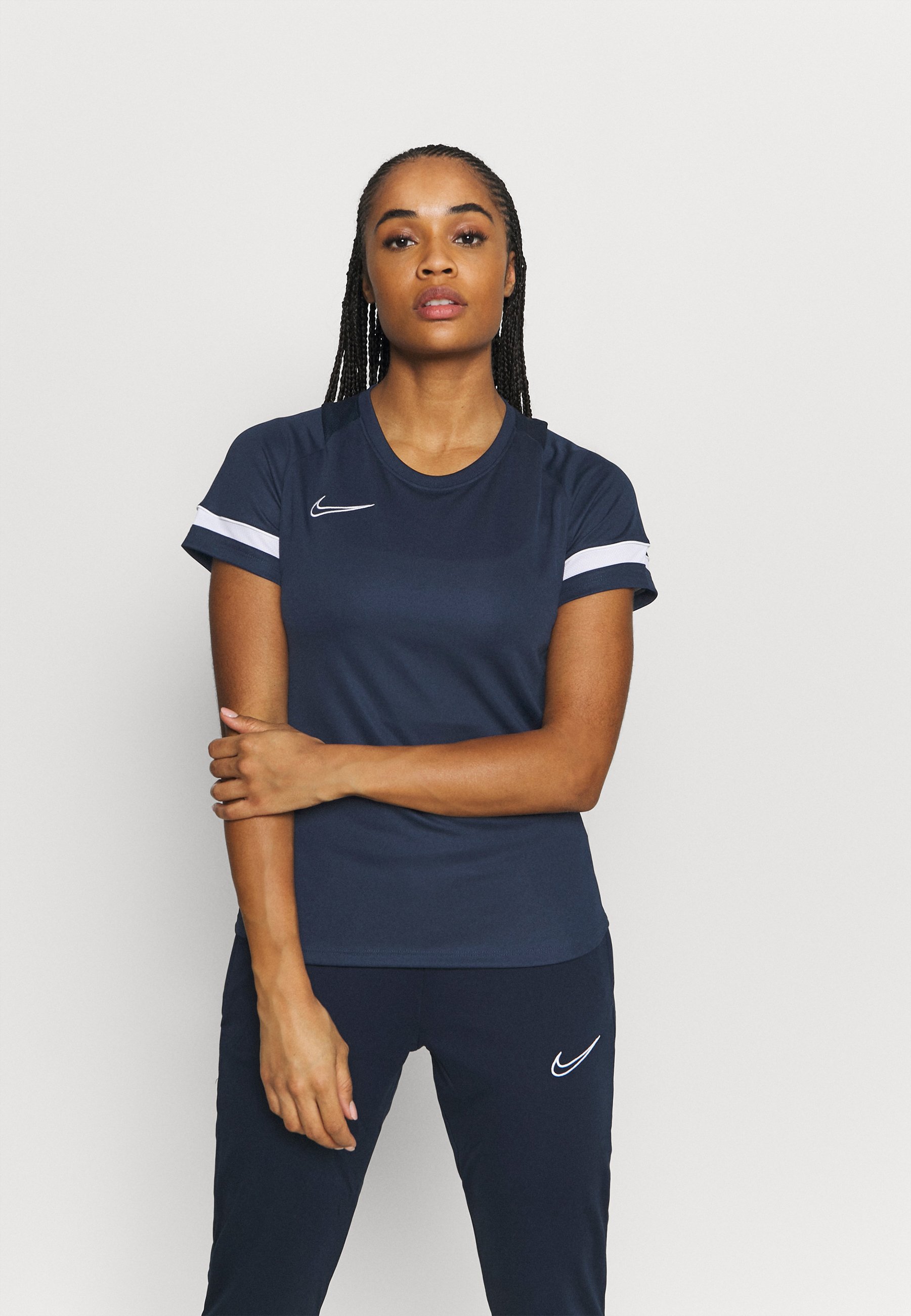 W NK DF ACADEMY21 - Sportshirt - obsidian/white W NK DF ACADEMY21 - Sportshirt - obsidian/white