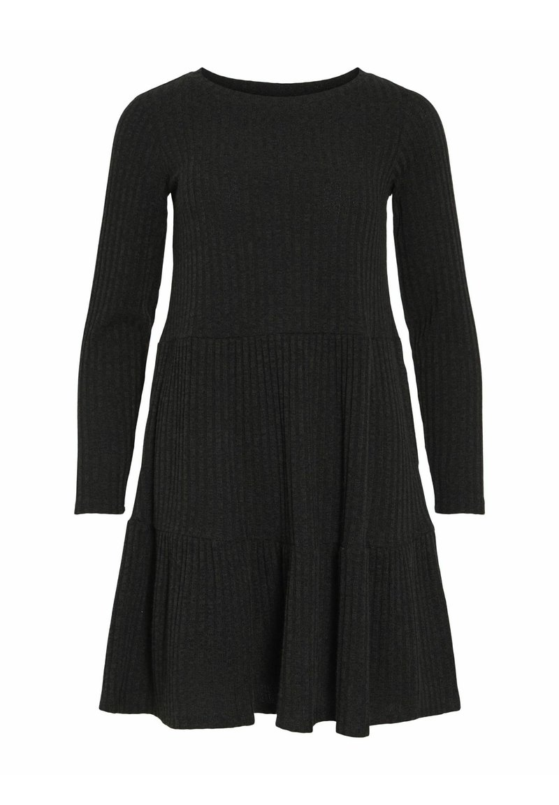 Vila Gebreide jurk zwart
