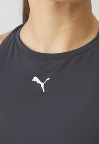 Puma RACERBACK TANK - Topp - flat dark gray/fizzy apple