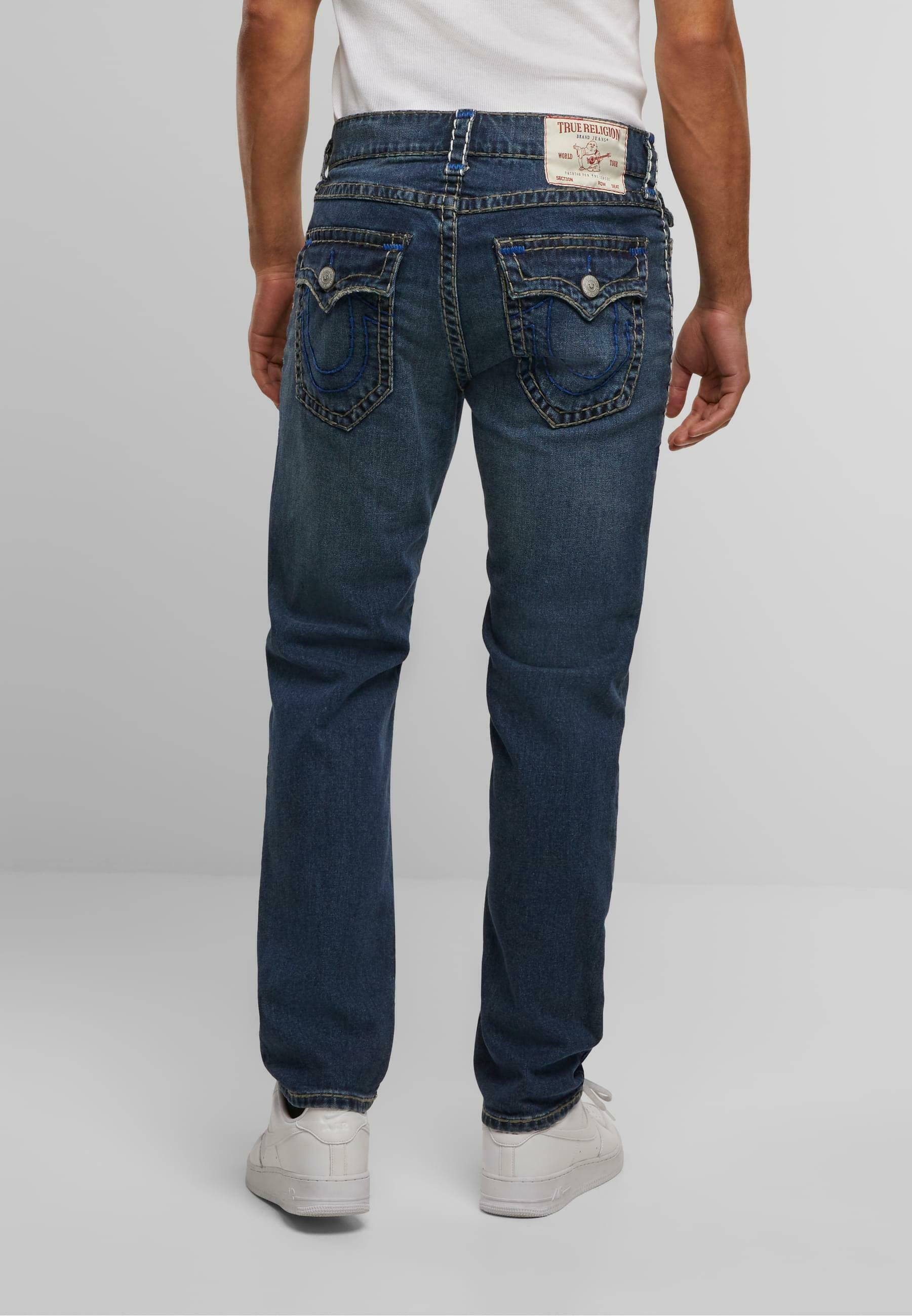 True Religion ROCCO FLAP - Straight leg jeans - dark washed blue