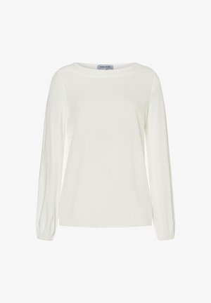 More & More, MORE & MORE ELEGANTES BLUSENSHIRT, MATERIALMIX - Longsleeve - offwhite