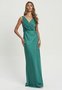 Abito Da Compleanno Per Bambine 9-10 Anni Verde Scuro Con Fiocco In Vita | Senza Maniche A Trapezio | Vestito Elegante Per Occasioni Speciali