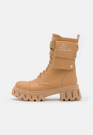 Cowboy- / Bikerstövletter - tan