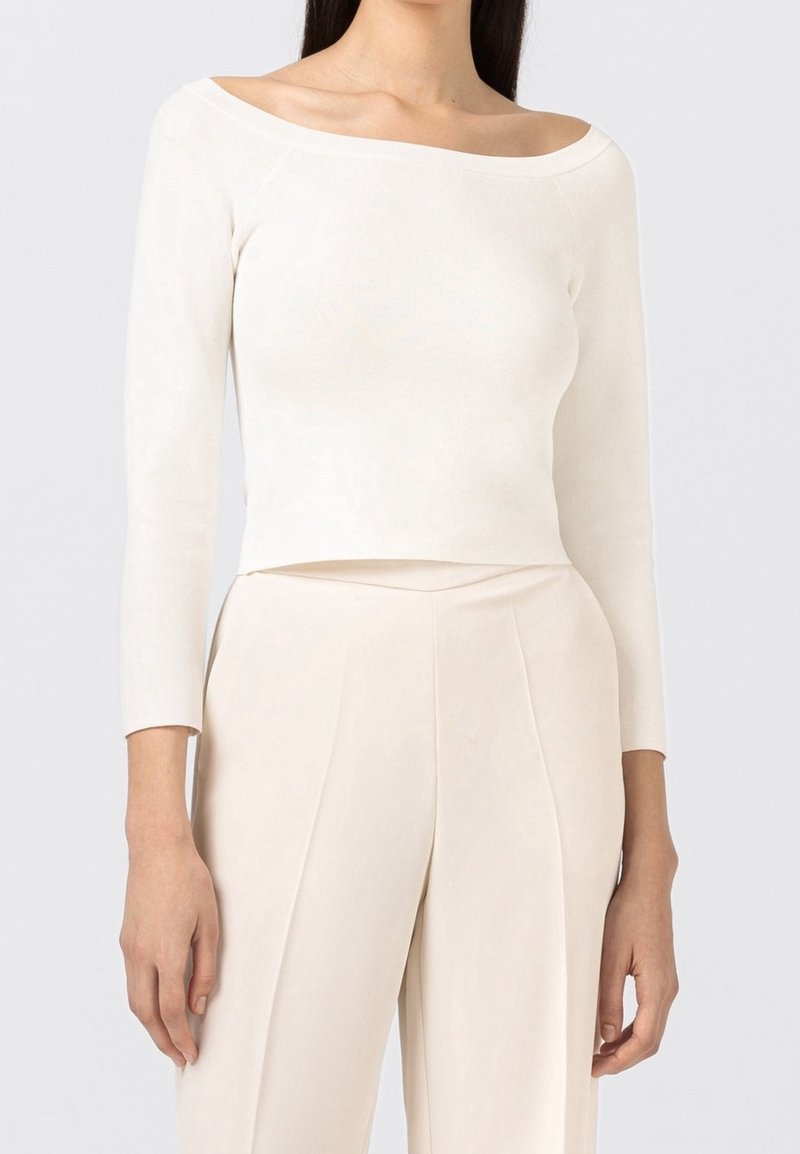 HALLHUBER Strickpullover - off-white