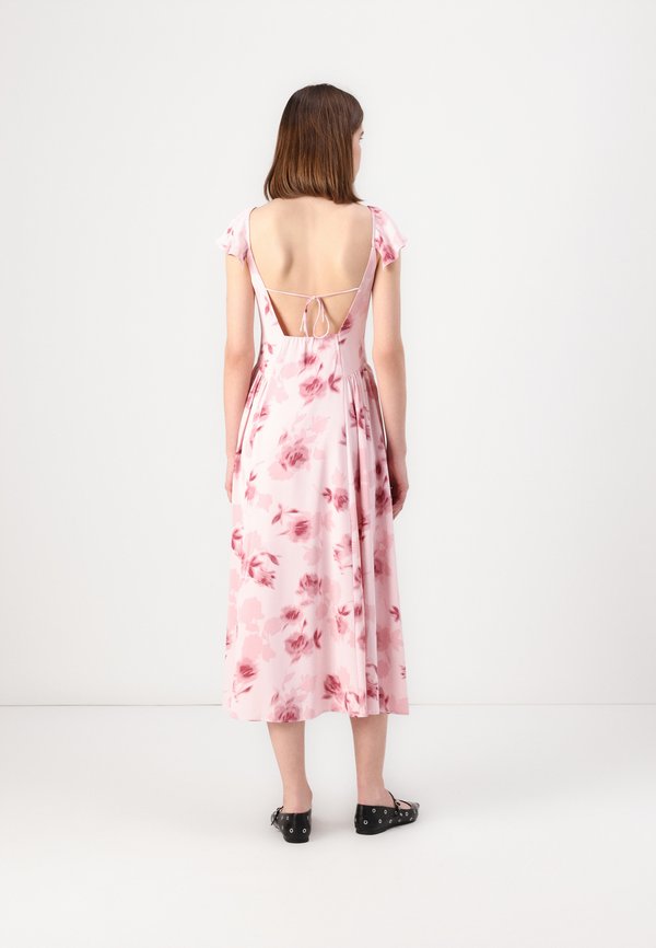 FLUTTER DIPPED WAIST MIDI  - Day dress3