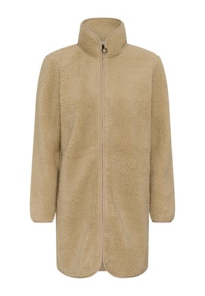 Love Copenhagen, LCVIGGI LONG TEDDY JACKET - Manteau court - white pepper