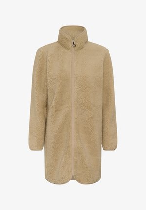 Love Copenhagen, LCVIGGI LONG TEDDY JACKET - Manteau court - white pepper
