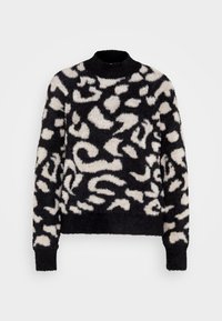VILA Strickpullover - black