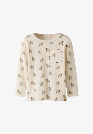 Lil' Atelier, LONG SLEEVED TOP SLIM FIT - Maglietta a manica lunga - turtledove
