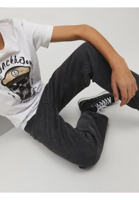 Jack & Jones Junior Chris - Džíny Relaxed Fit - black denim