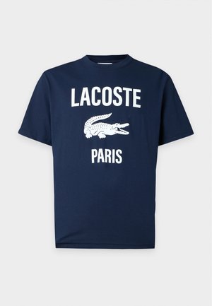 Lacoste, Μπλουζάκι με στάμπα - navy blue