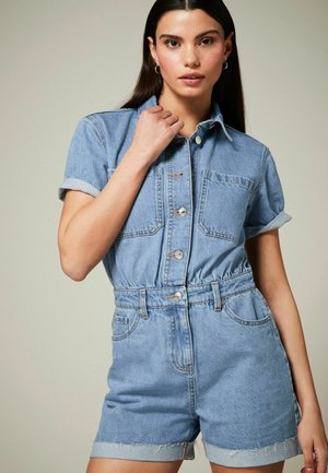 Next SHORT SLEEVE - REGULAR FIT - Kezeslábas - mid blue