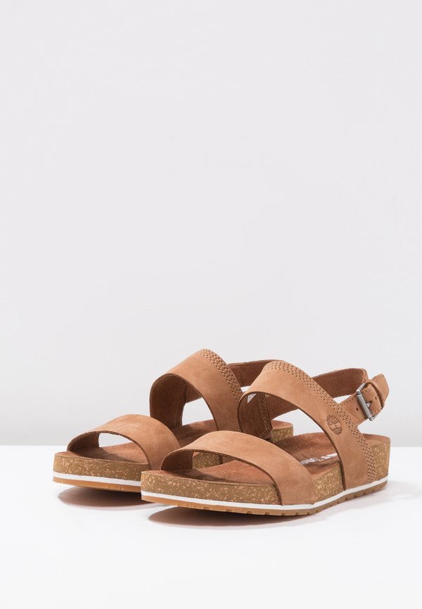 MALIBU WAVES BANDS - Platform sandals - saddle2