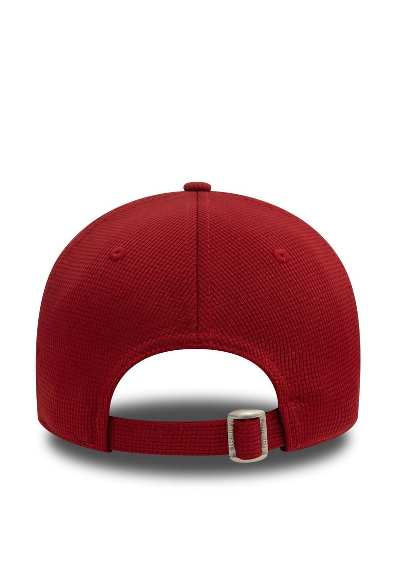 Casquette Snapback Vintage Los Angeles Brodée - Noire Et Rouge En Coton, Taille Ajustable