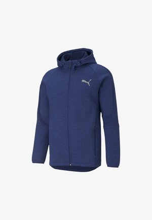 EVOSTRIPE - Sweat à capuche zippé - elektro blue