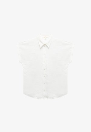 Koton SHORT SLEEVE  - Button-down blouse - off white
