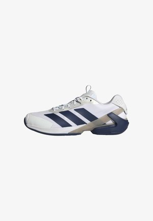 adidas Performance, ADIZERO UBERSONIC 5 - Tennisschoenen voor alle ondergronden - cloud white dark blue silver metallic