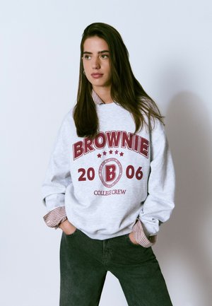 BORDADA - Sudadera - gris vigore