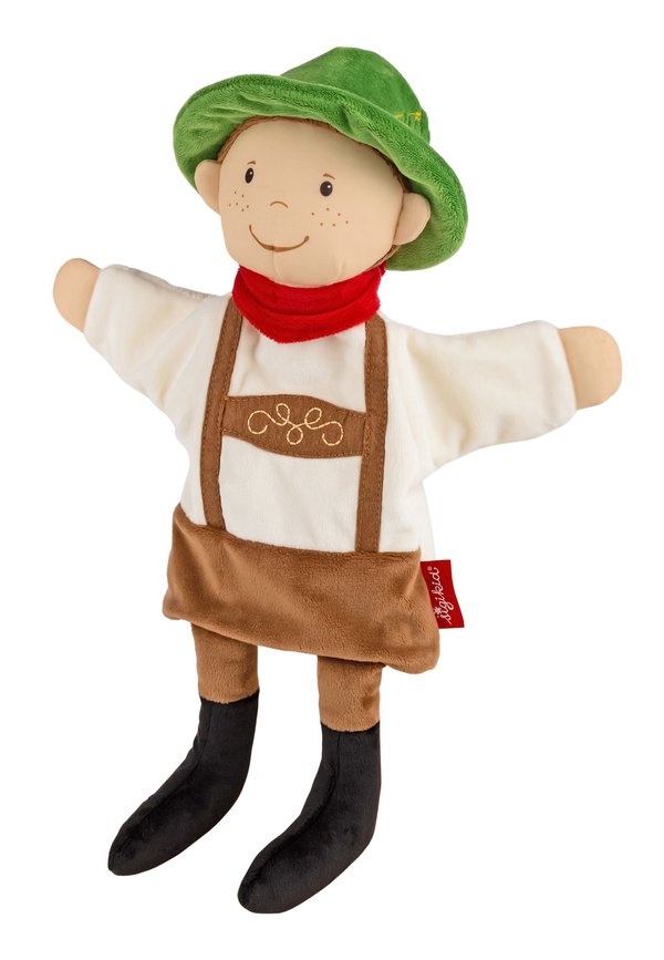 HANDSPIELPUPPE SEPPL PLÜSCHFIGUR FÜRS PUPPENSPIEL
 - Kuscheltier - beige