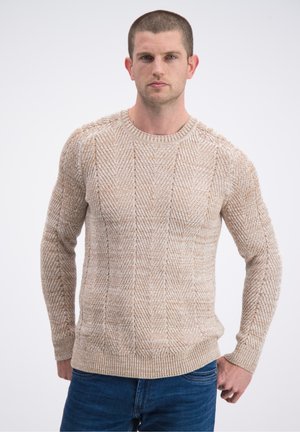 Strickpullover - roasted pecan