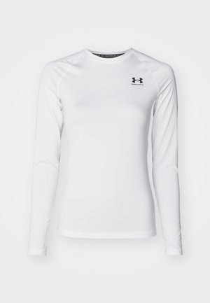 Under Armour AUTHENTICS  - Maglietta a manica lunga - white/black