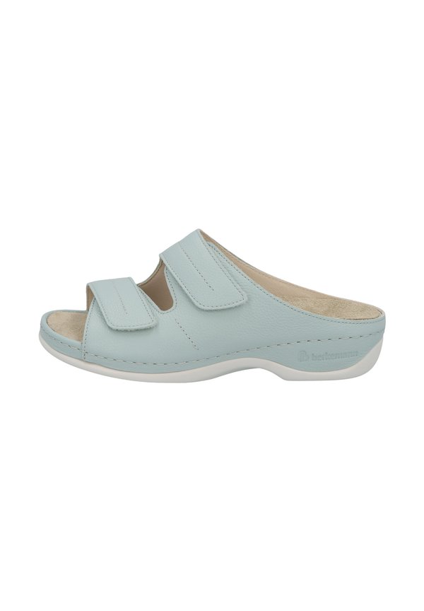 DARIA - Pantolette flach - blau