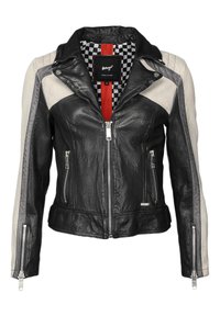 Maze Lederjacke - schwarz