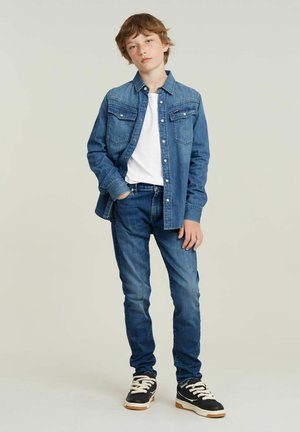 3301 SLIM - Jean slim - faded indigo