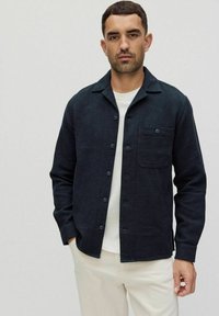Dobber LUCAS OVERSHIRT - Tunn jacka - navy melange