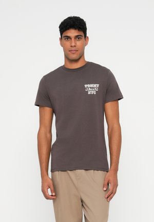 SLIM ENTRY BILLS TEE - T-shirt print - black walnut
