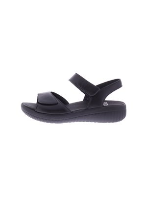 GIULIA HALLUX - Keilsandalette - schwarz