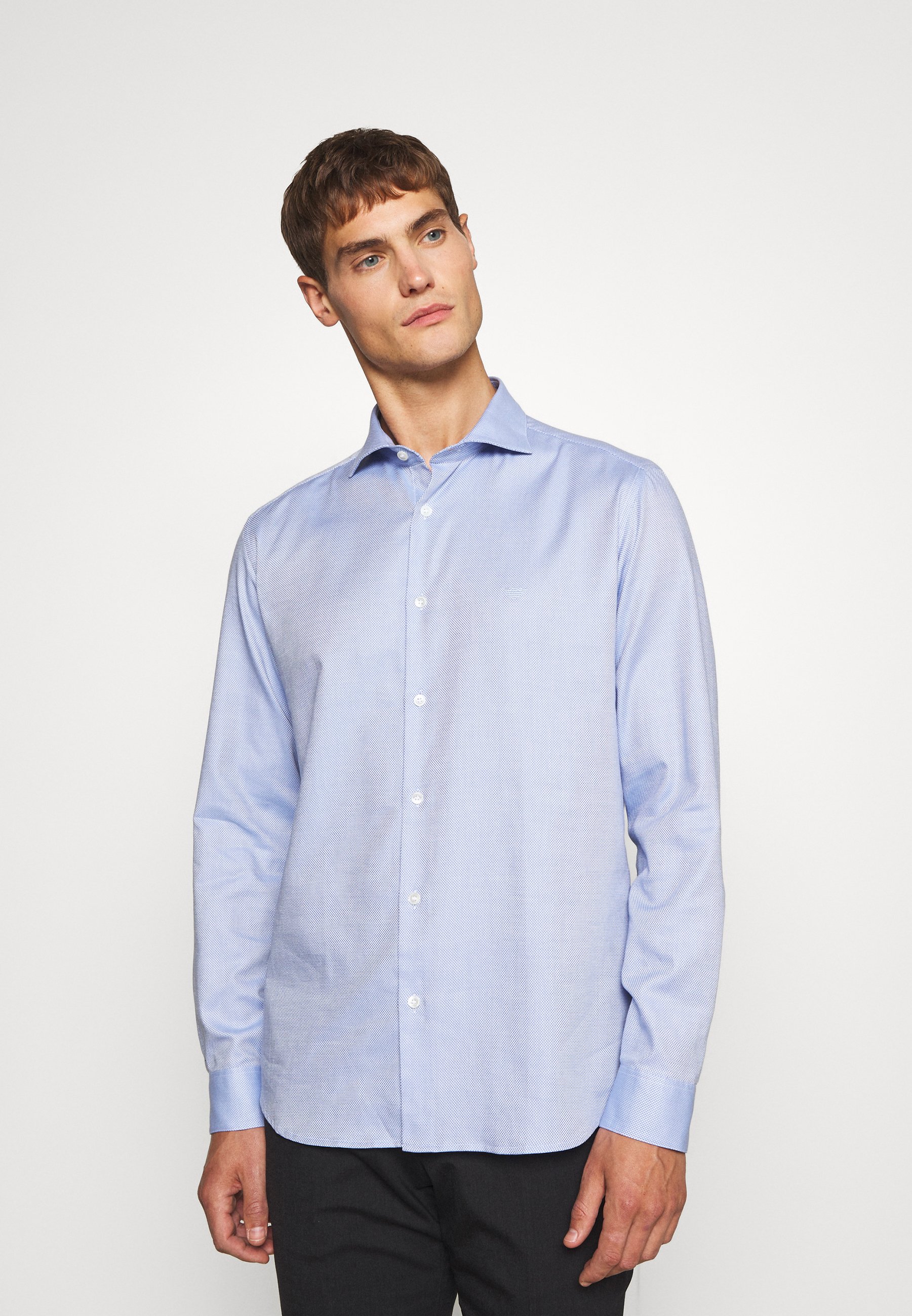 armani blue shirt