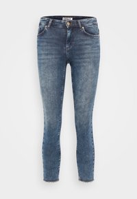 ONLBLUSH MID WAIST - Jeans Skinny Fit - dark blue denim
