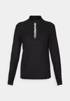 HALF ZIP  - Suéter de forro polar - black