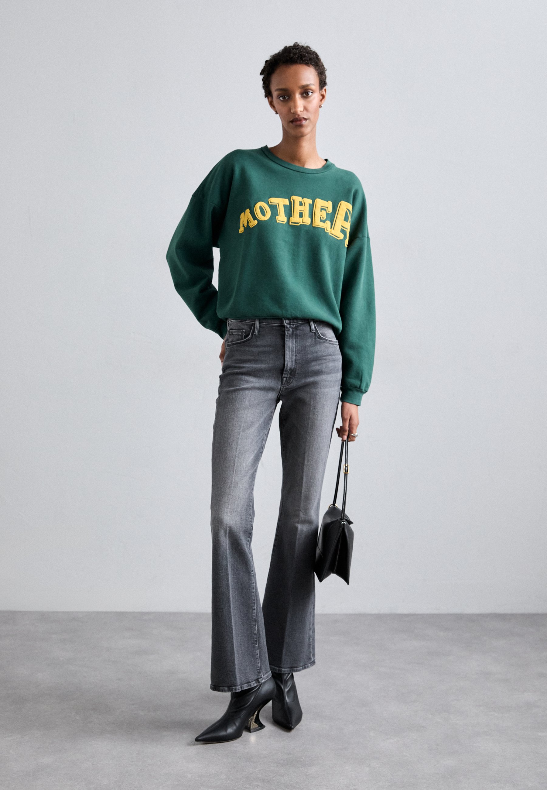 Mother THE DROP SQUARE - Sweatshirt - dark green - Zalando.co.uk