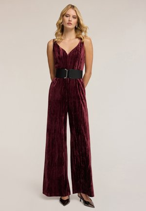 LUNGA - Jumpsuit - bordeaux