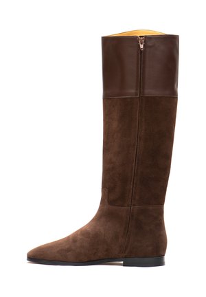 MALIKA - Stivali alti - dark brown