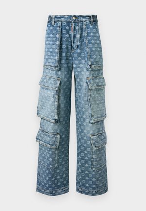 Dsquared2 Vrečaste kavbojke - navy blue