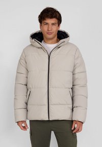 RESPECT QUILTED WITH ZIP POCKETS - Chaqueta de invierno - light grey