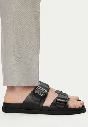 G-STAR, STAR RAW MEN'S FLIP-FLOPS BLACK - Sandalias planas - black