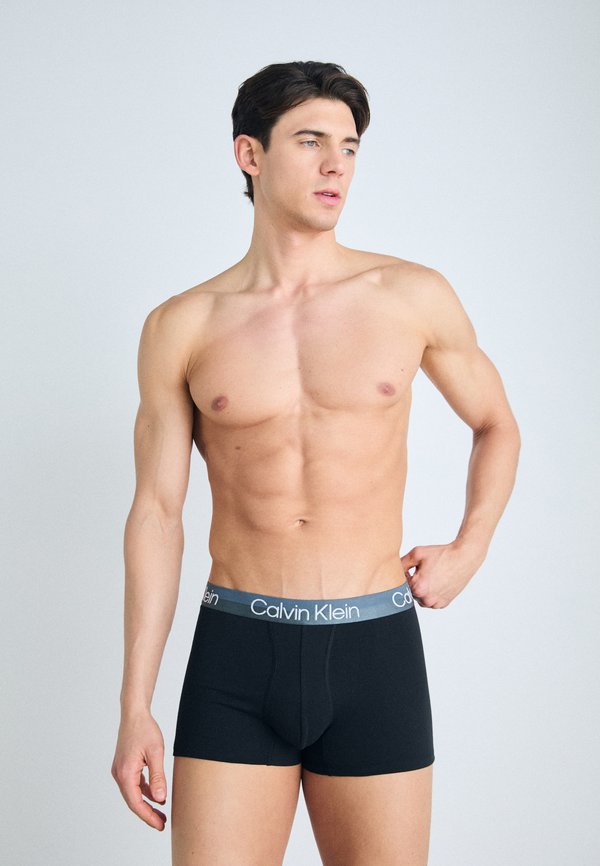 TRUNK 3 PACK MODERN STRUCTURE COTTON - Trunks - turb/morn/olive leaves3