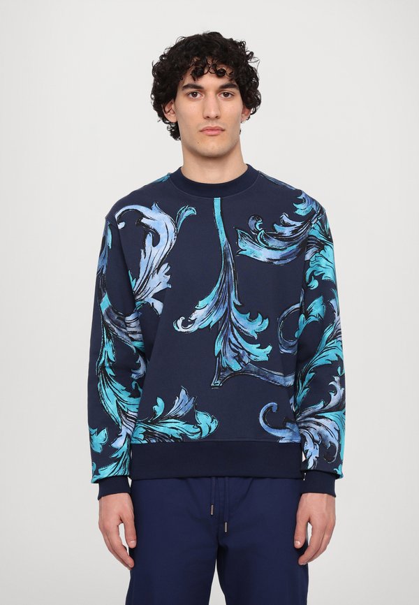 BAR OUTLINE MACRO - Sweatshirt - blu