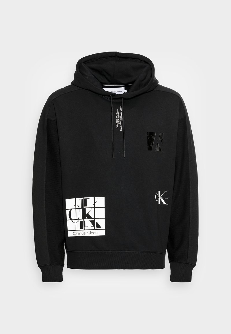 Calvin Klein Jeans URBAN MULTI GRAPHIC HOODIE UNISEX - Sweatshirt - black -  Zalando.de