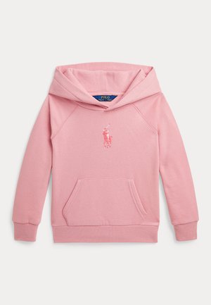 BIG PONY FLEECE HOODIE - Felpa con cappuccio - tickled pink