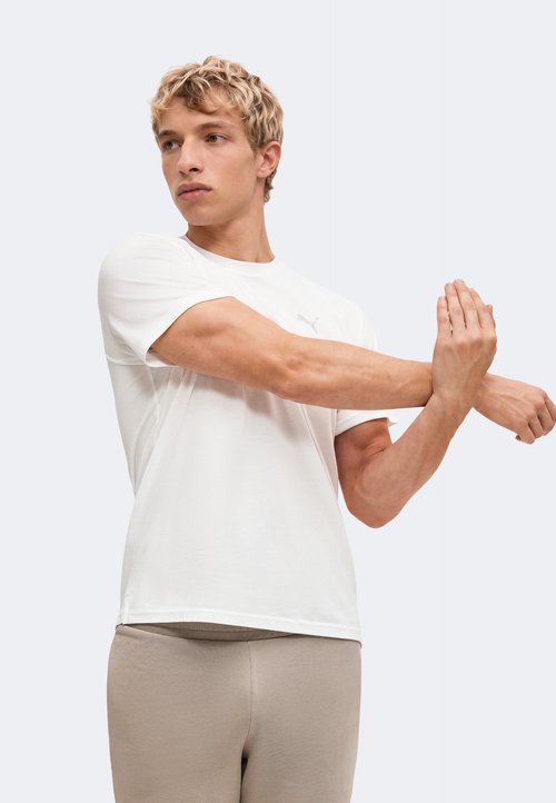 PUMA 2 COLOR NO. 1 COLOR LOGO SHORTS - Sports shorts - mouse gray — photo 4